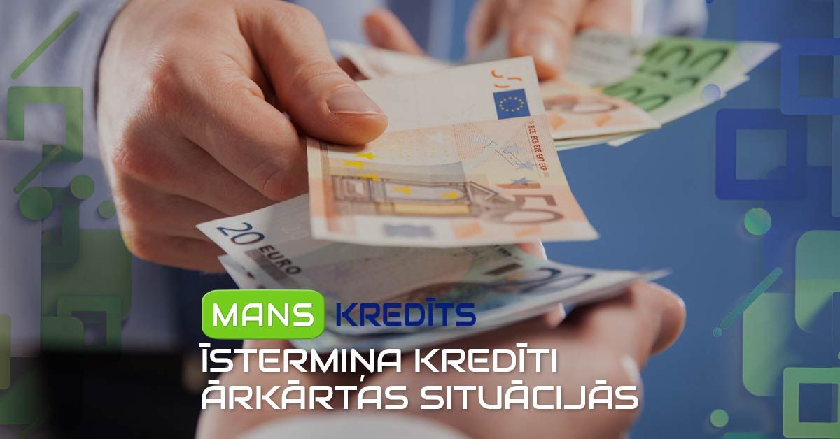 bilde īstermiņa kredīti ārkārtas situācijās