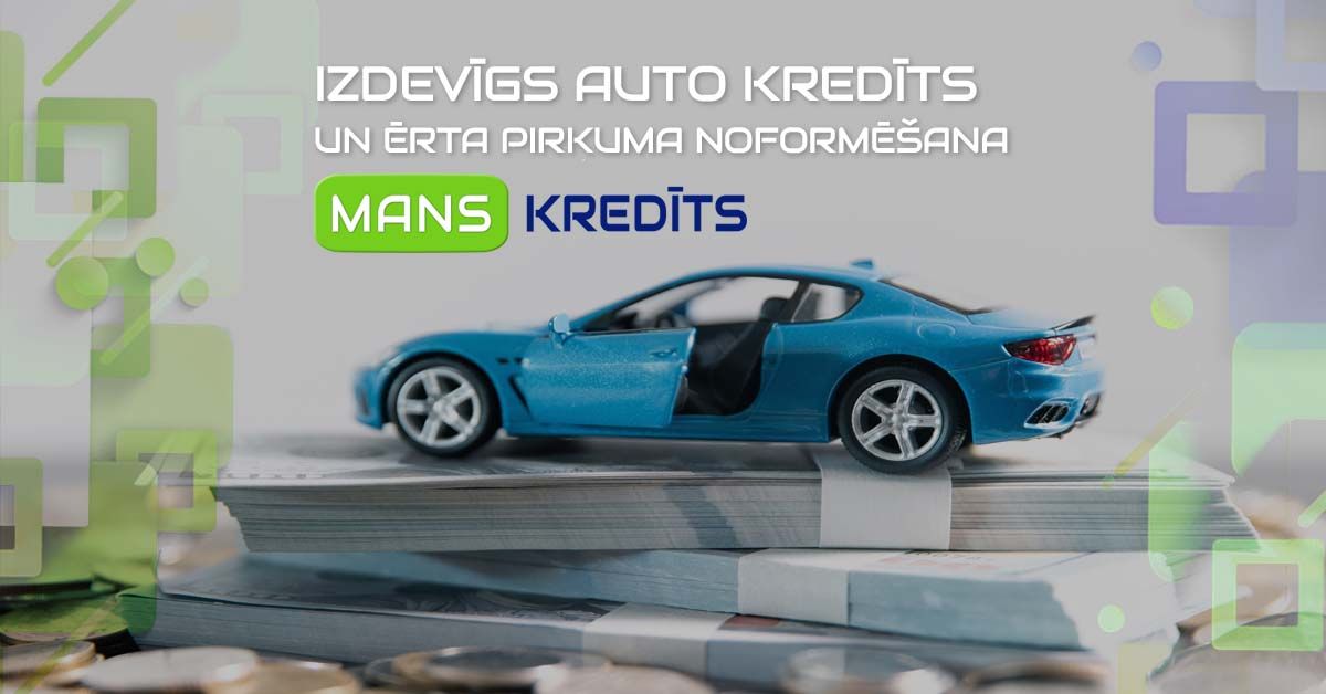 bilde izdevīgs auto kredīts un ērta pirkuma noformēšana