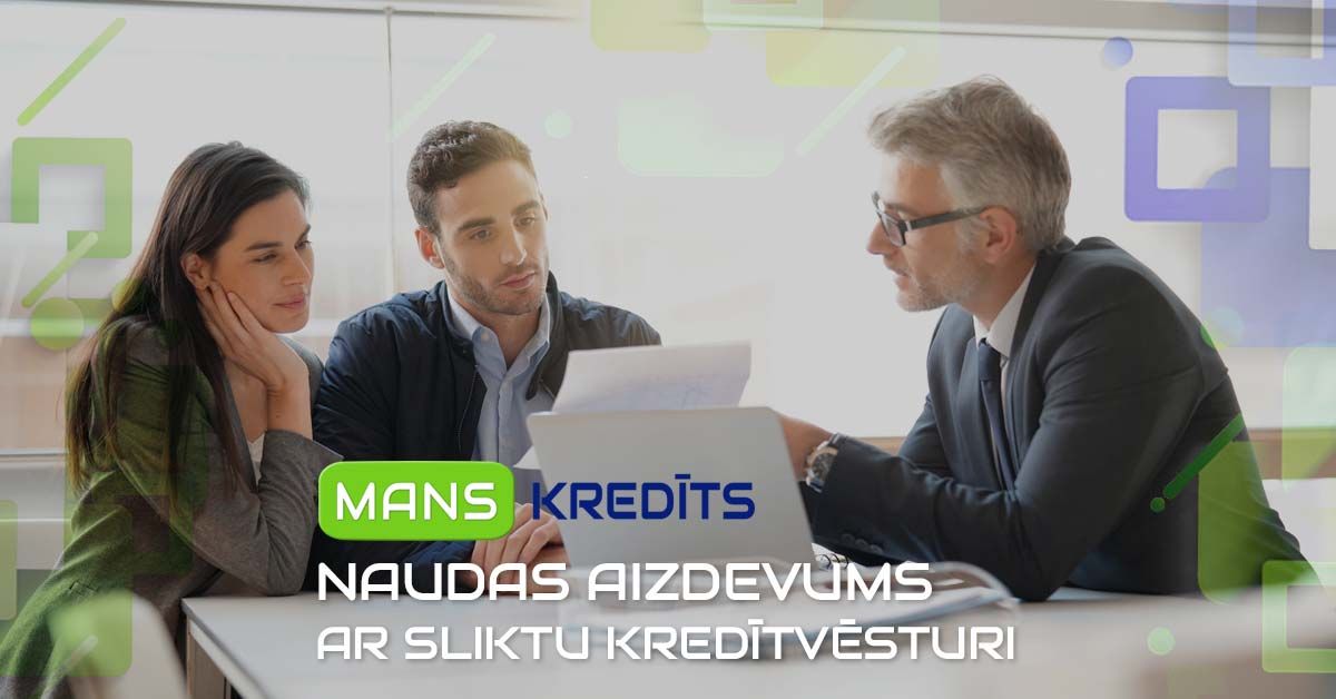 bilde naudas aizdevums ar sliktu kredītvēsturi